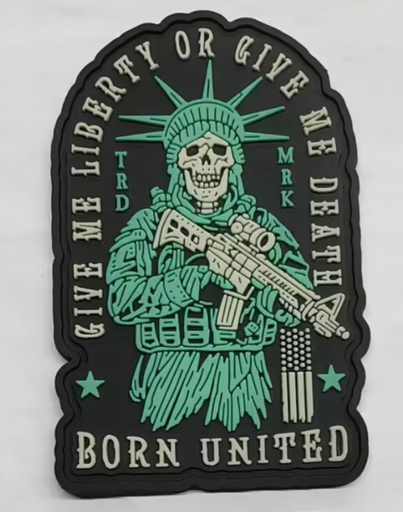 Liberty or Death PVC Patch