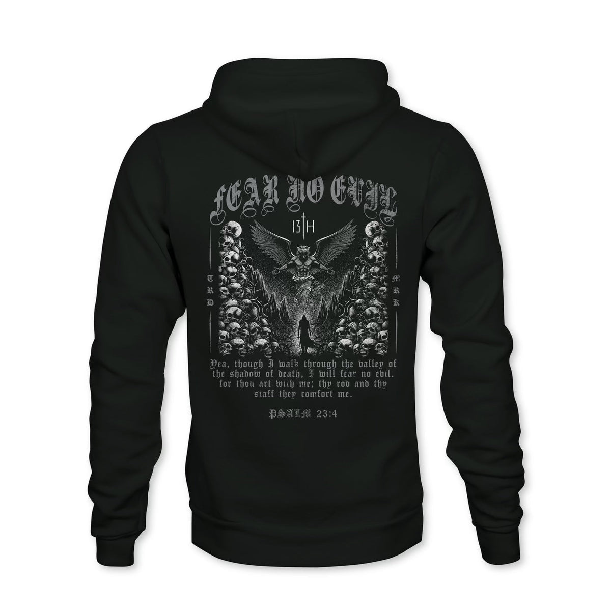 未使用級✨NILøSニルズ FEAR IS YOUR ENEMY ロンT黒3 Fear No Evil Premium Hoodie