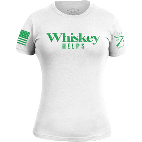 Women's Whiskey Helps Tee - St. Patrick's Day Edition