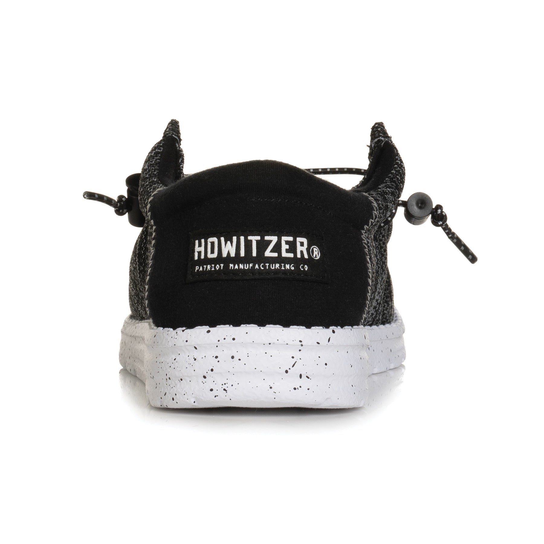 howitzer - roam blackout black shoes back