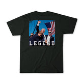 born united - forever legend black trump tee