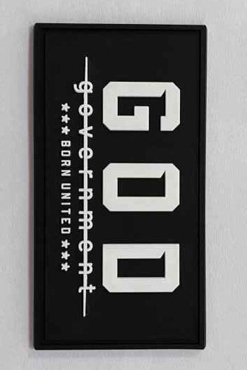 God Over Government PVC Patch