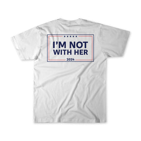 born united - i'm not with her t-shirt