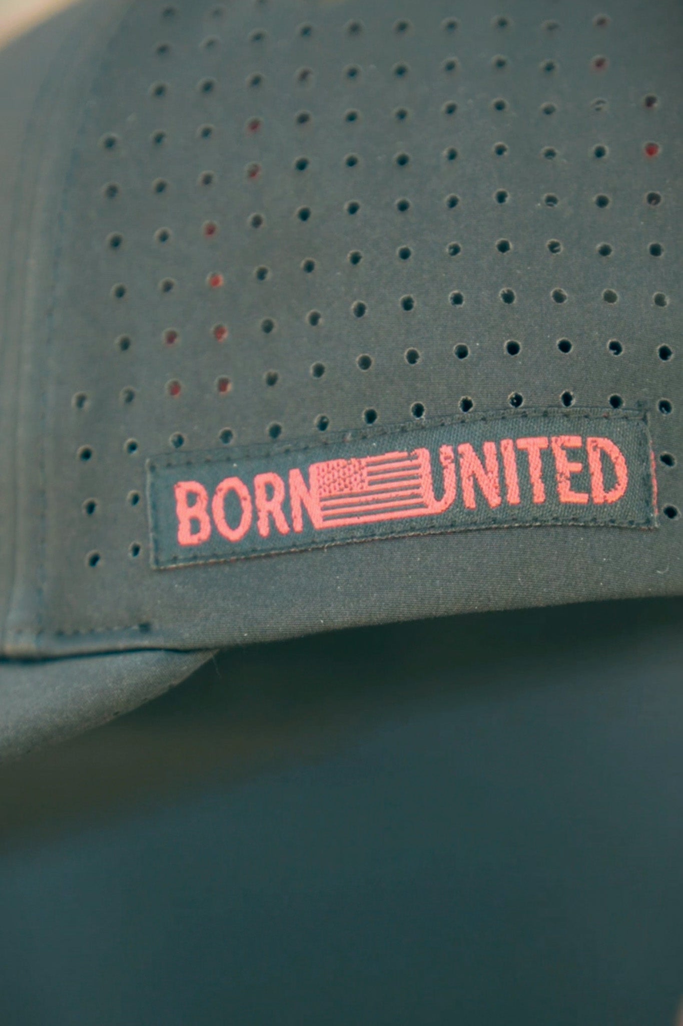 born united - trump 2024 perforated snapback black