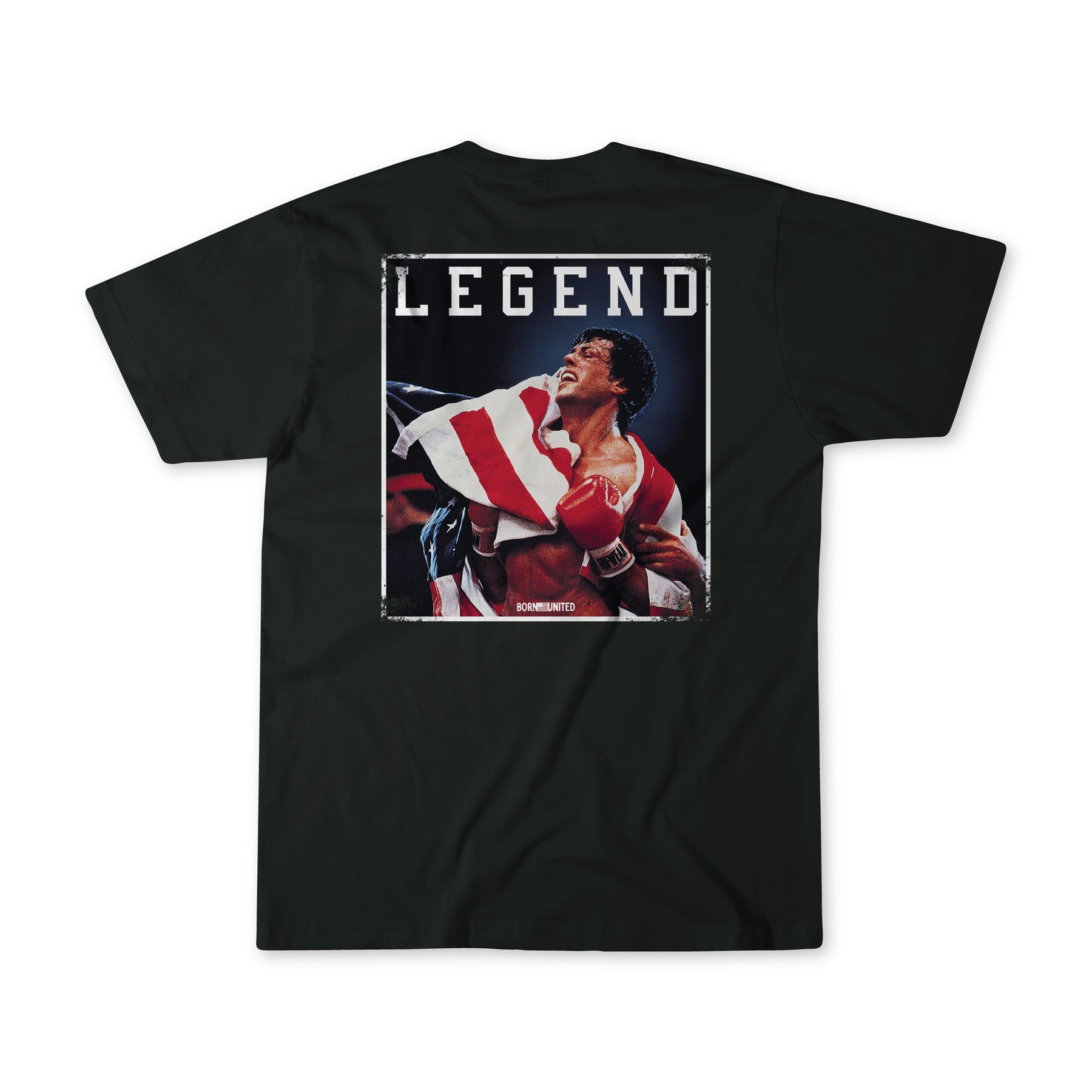 born united - legend balboa t-shirt back