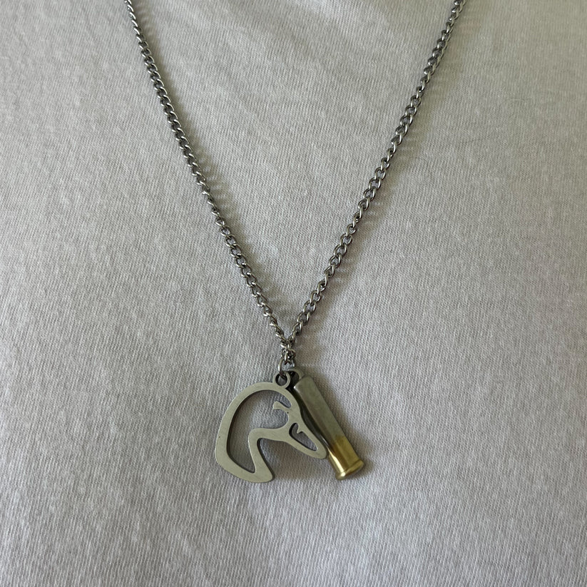 Mallard Duck Shot- Stainless Steel Necklace