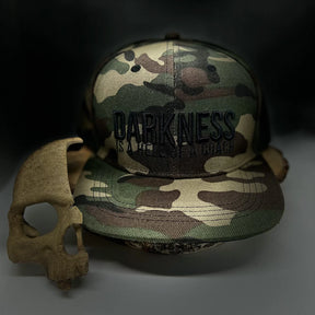 tango charlie - darkness is a hell of a coach camo snapback