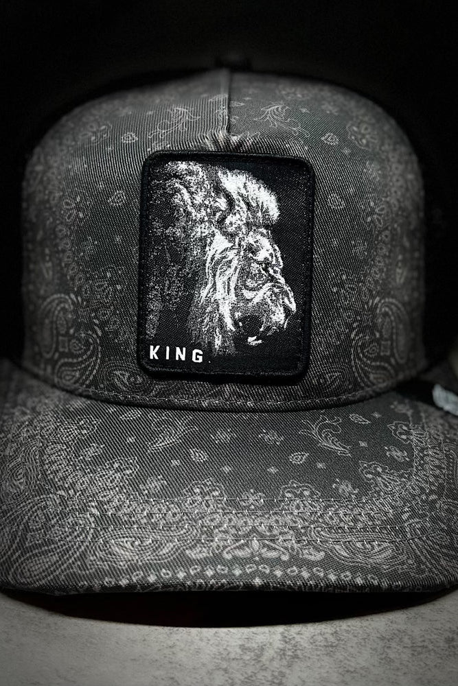 tango charlie - king black paisley hat