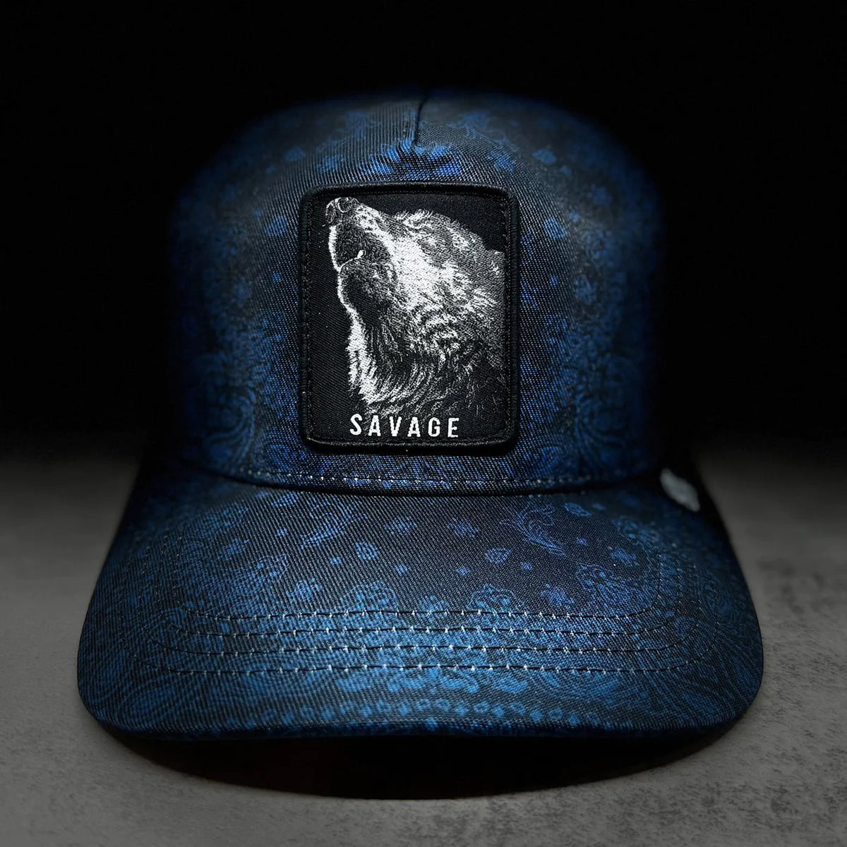 Savage Slate Paisley- Trucker Snapback