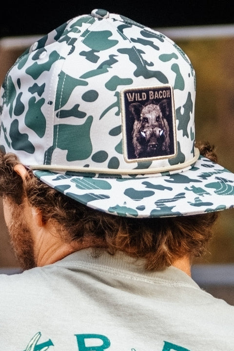 "Wild Bacon" Old School Camo Hog Bucket