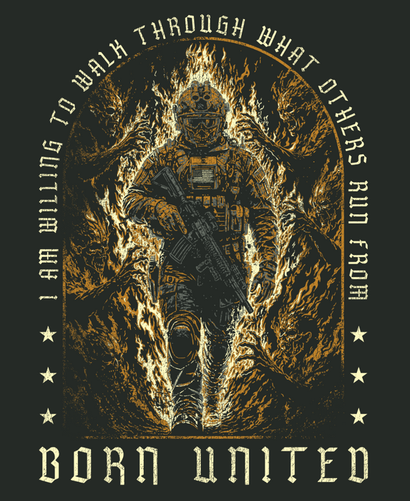 Walking Through Fire PVC Patch