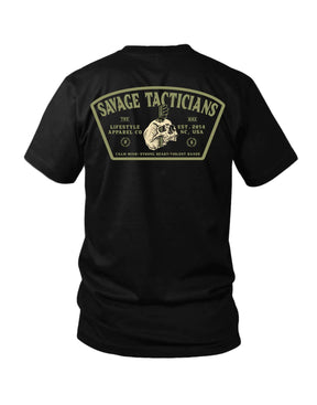 savage tacticians - keystone t-shirt back