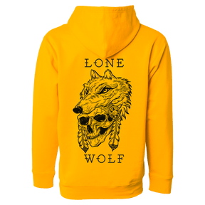 relentless betrayal - lone wolf gold hoodie