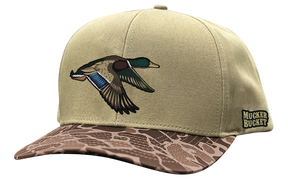 mucker bucket -mallard old school camo hat