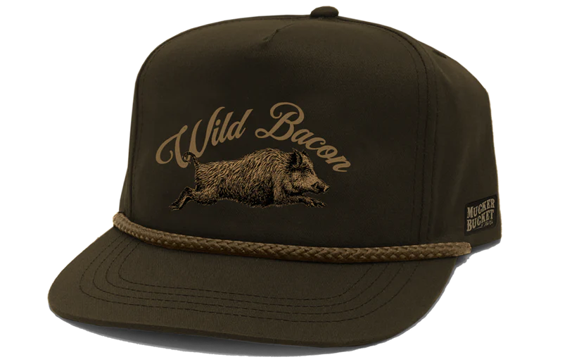 mucker bucket - wild bacon vintage hat