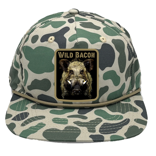 "Wild Bacon" Old School Camo Hog Bucket