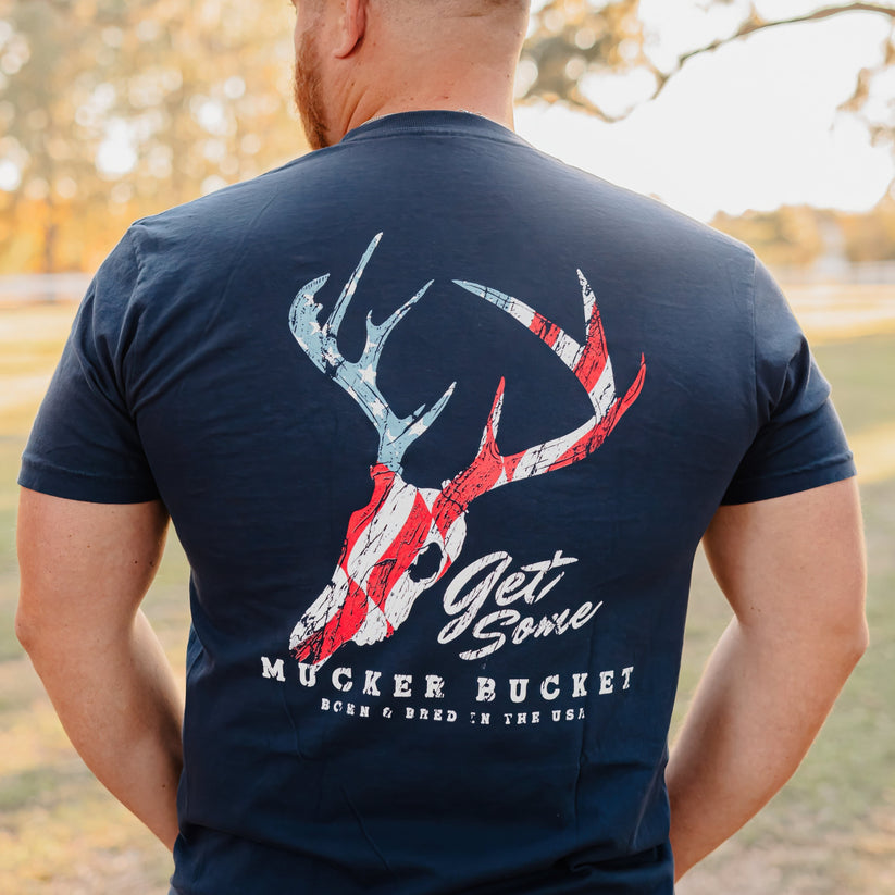 mucker bucket - get some premium tee back