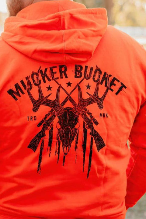 "Monster Buck" Hunter Orange Premium Hoodie