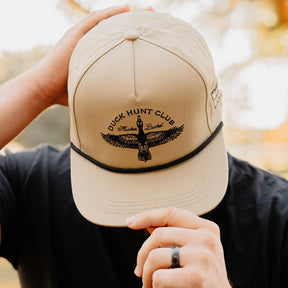 mucker bucket - duck hunt club bucket hat front on model