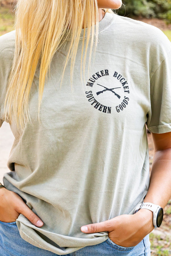 mucker bucket - got one premium tee front on women's model