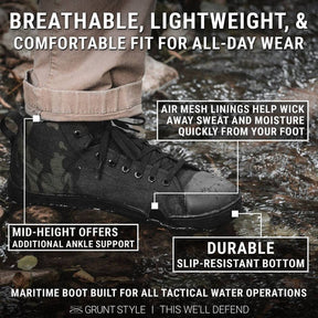 grunt style - altama tactical water resistant features