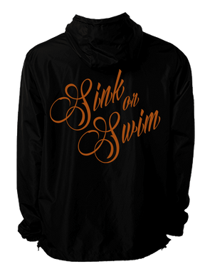 relentless betrayal - sink or swim full zip hooded jacket