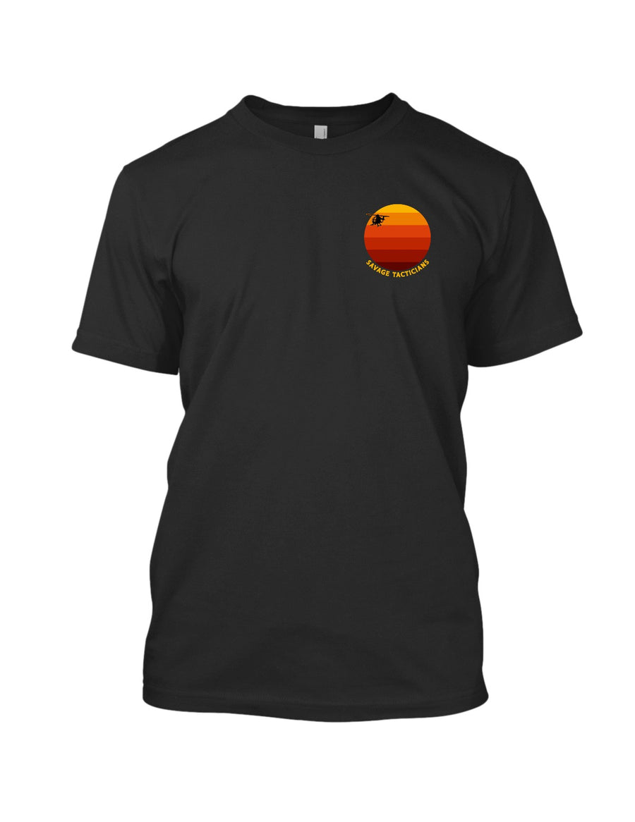 savage tacticians - unity sunset t-shirt front