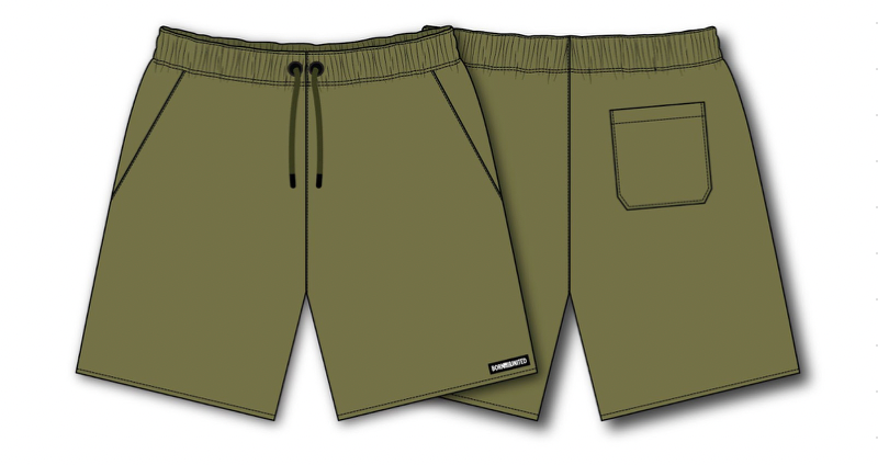 Men's Standard Performance Shorts | 5.5"- OD Green