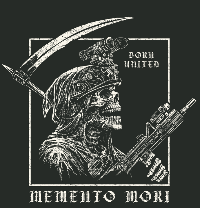 Memento Mori PVC Patch