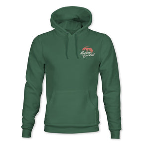 mucker bucket - stackin' ducks premium hoodie front