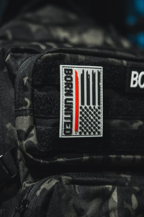 Red Line Flag PVC Patch