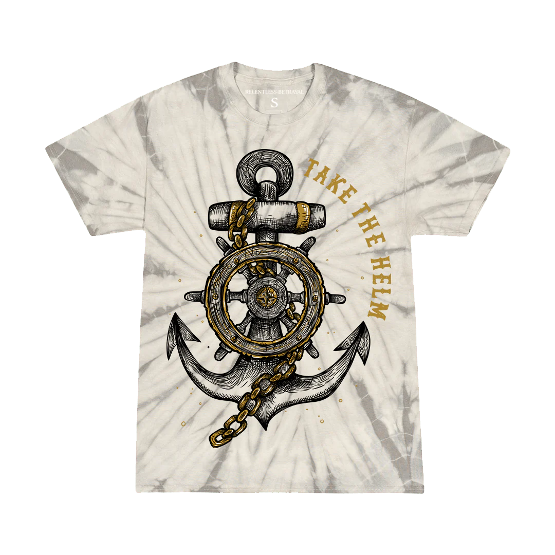 relentless betrayal - kids take the helm spider tee