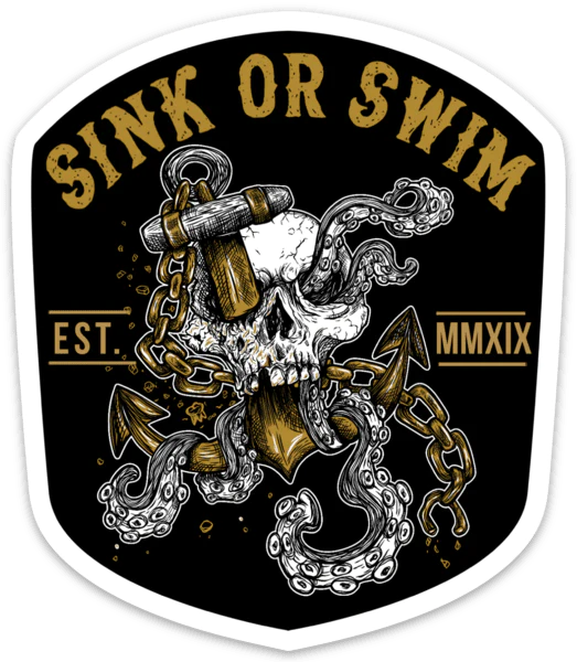 Sink or Swim Decal
