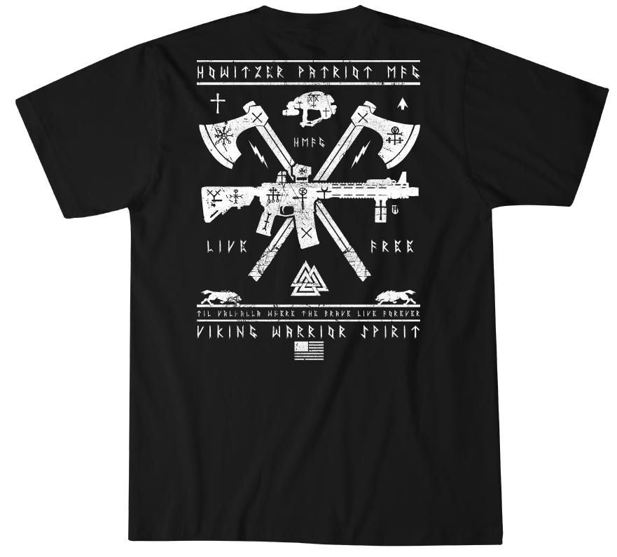 howitzer - viking warrior tee back