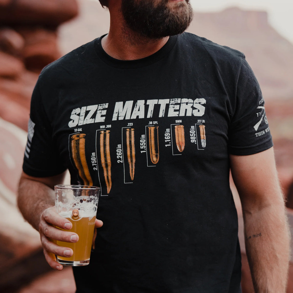 Grunt Style - Size Matters T-Shirt on model