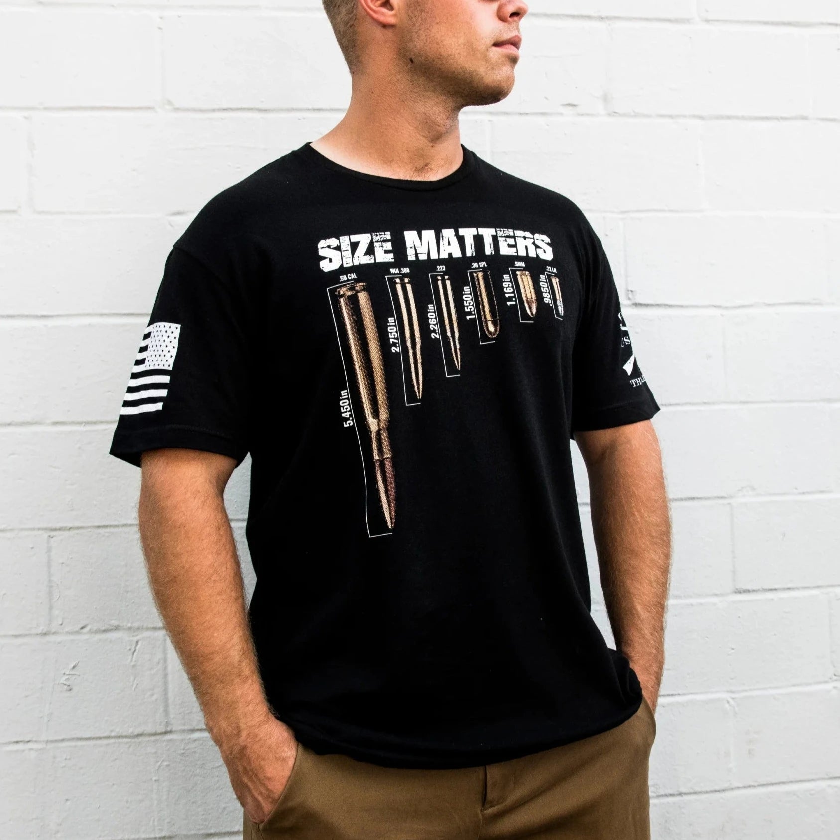 Grunt Style - Size Matters T-Shirt on model