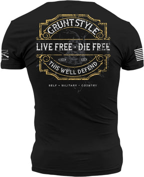 grunt style - american patriotic defend freedom tee shirt