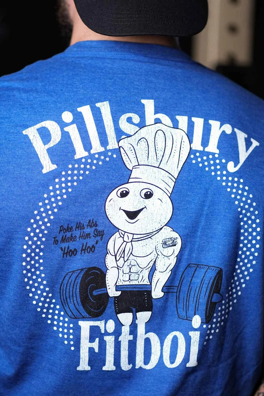 tango charlie - pillsbury fitboi tee back