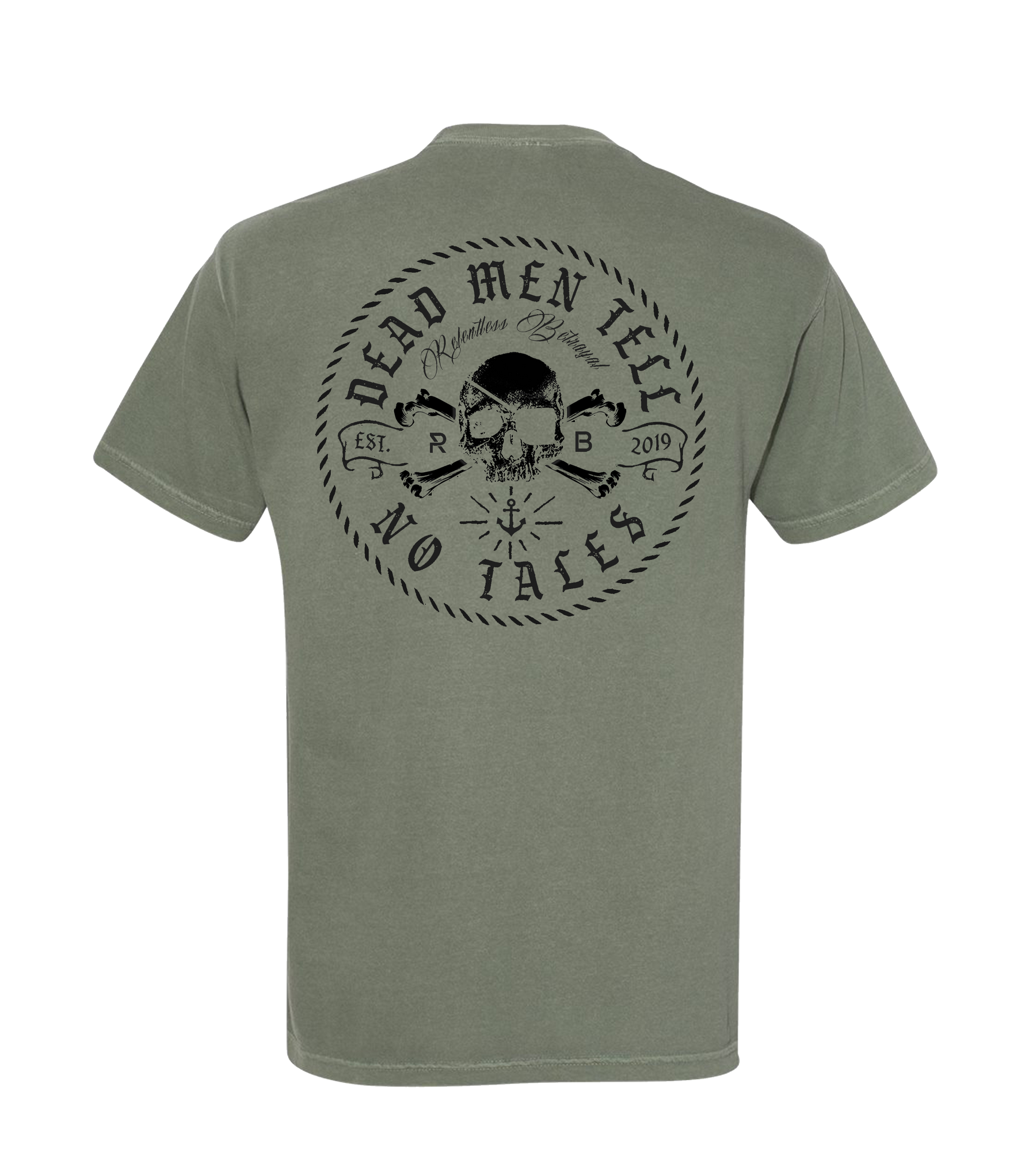 Dead Men Tell No Tales Premium Tee- Green