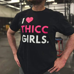 tango charlie - i heart thicc girls t-shirt