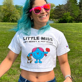 Little Miss Lift Heavy Pet Dogs - Women's Champion Crop