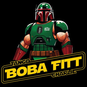 tango charlie - boba fitt t-shirt graphic