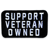 Support Veteran Owned Patch