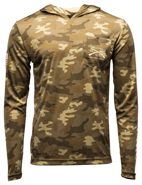 grunt style - overwatch hoodie military green camo