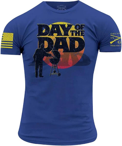 Blue Grunt Style Dad Grill Tee Shirt