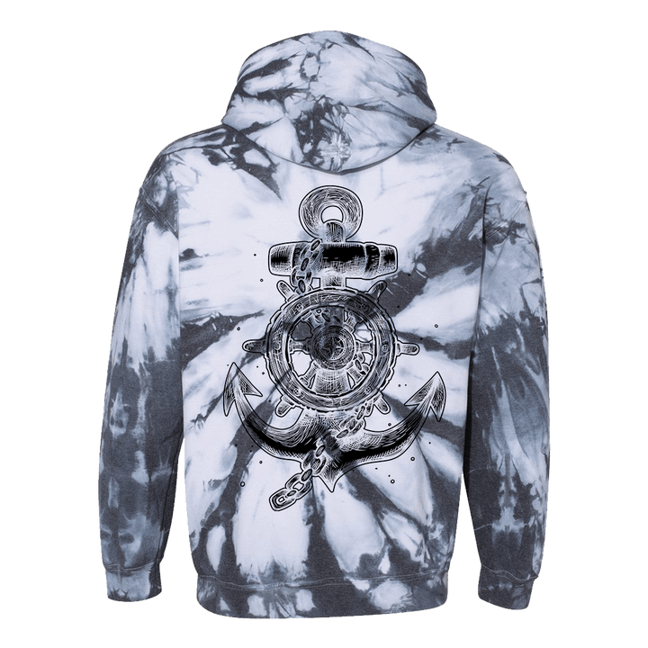 Youth Take the Helm Tie Dye Hoodie