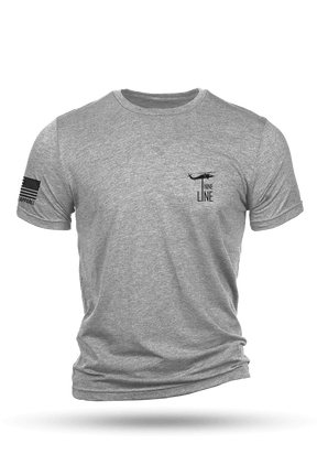 nine line apparel - the pledge athletic grey tee front