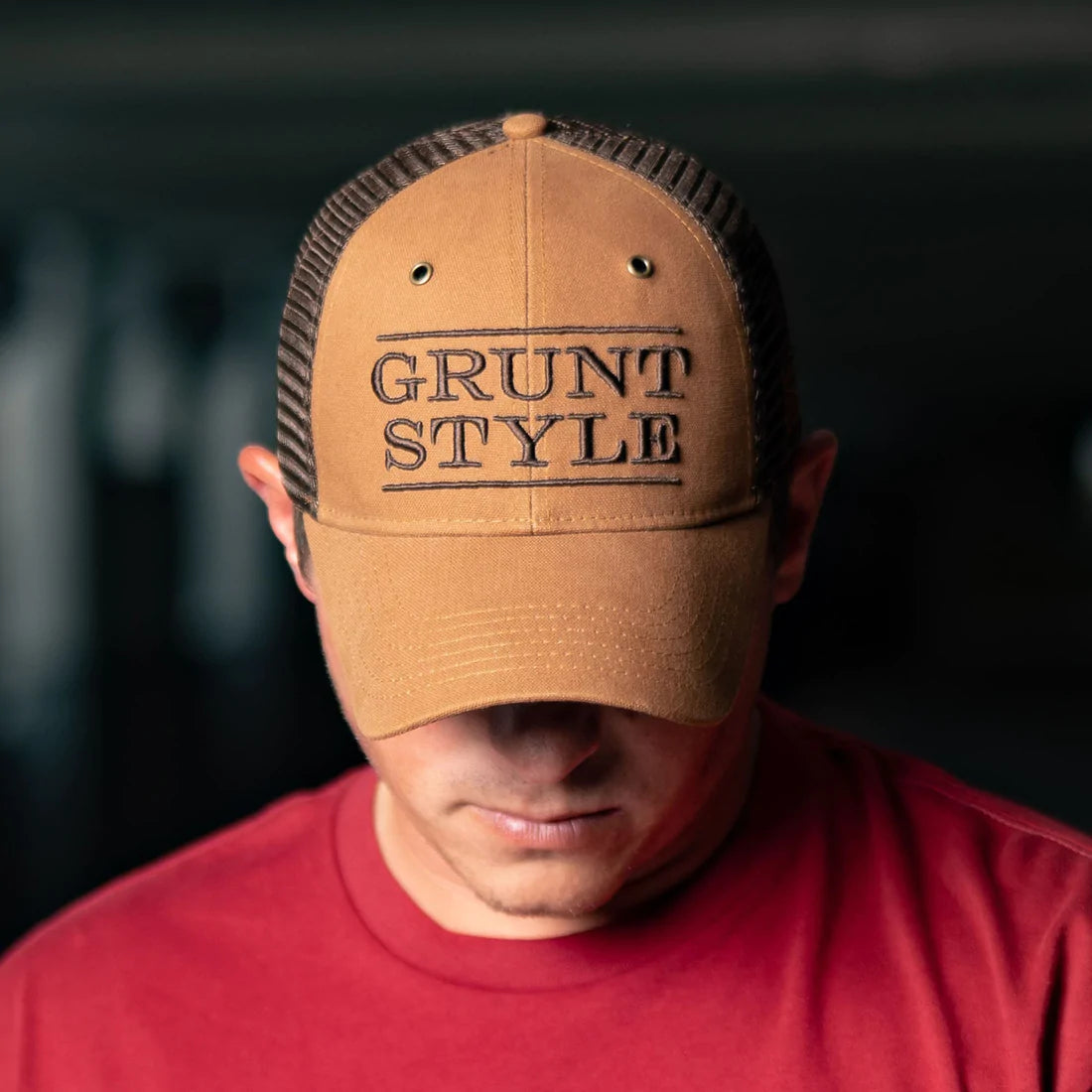 GS Stacked Logo - Canvas Hat - Coyote