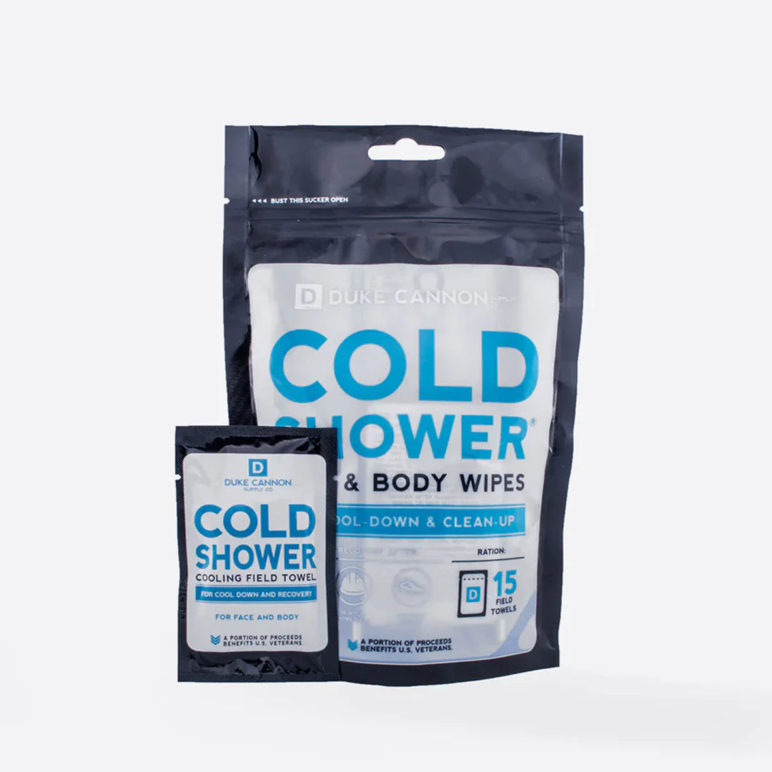 Cold Shower Towel - Individual Packets