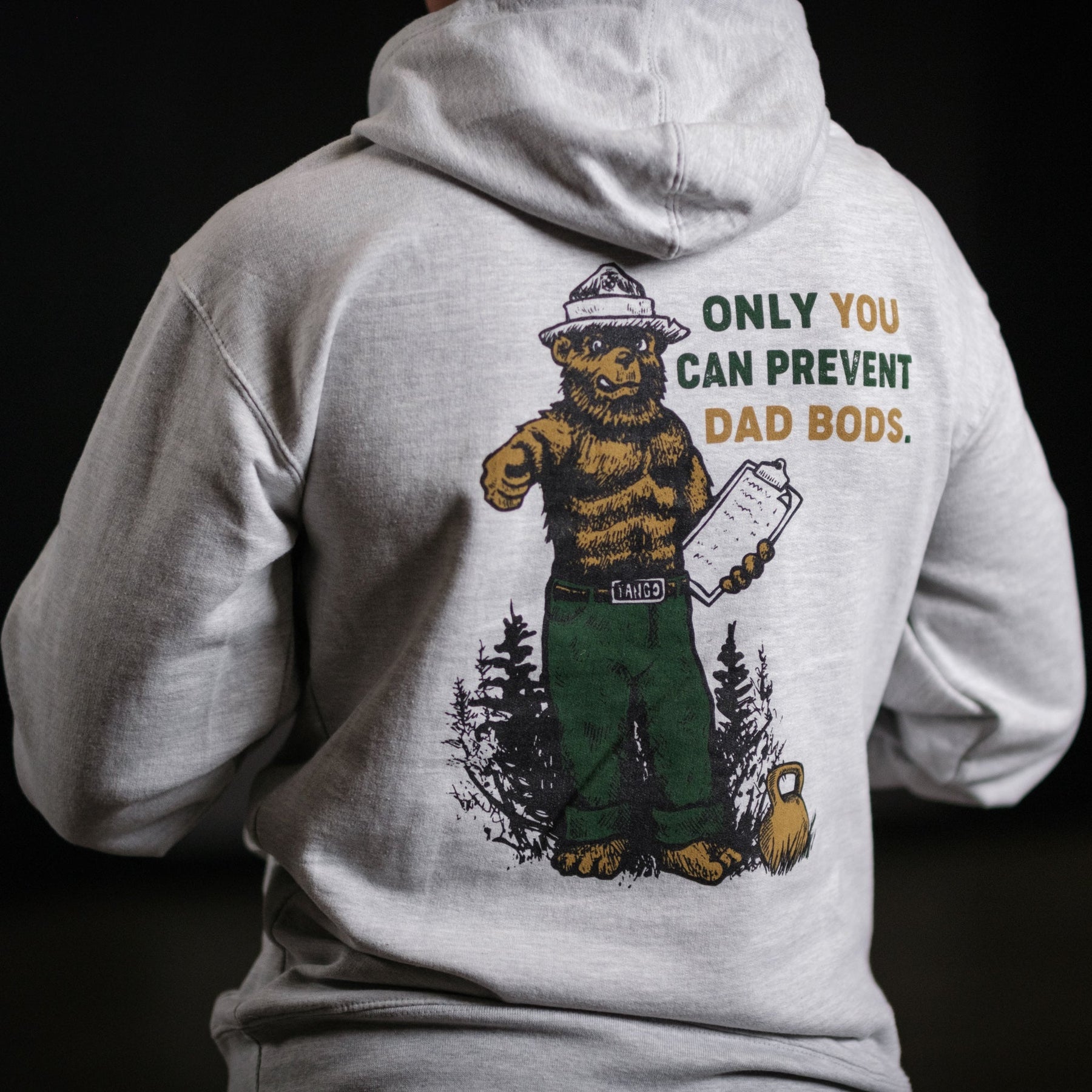 tango charlie - only you can prevent dad bod hoodie